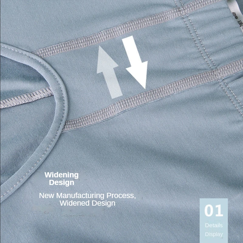 Summer Tight Cycling Shorts 5-point Sports Pants Men's Underwear Medium Waist Hollow Air Pants 5-point Running Pants Under Wear