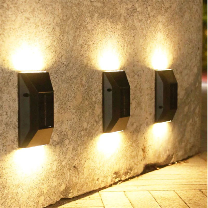 

IP65 Waterproof Outdoor Garden Decor Wall Lights Solar Power Luminous Lighting LED Balcony Courtyard Lamps 1~9Pcs Streetlights