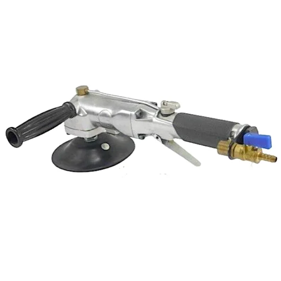 

5/8"-11 or M14 Thread Professional Downward Deflector 4500 rpm Water Feed sander for countertop polishing with 5 in. backing pad