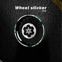 for kawasaki z650 z 650 17 20 motorcycle reflective decals wheels moto rim stickers decoration protection rim sticker