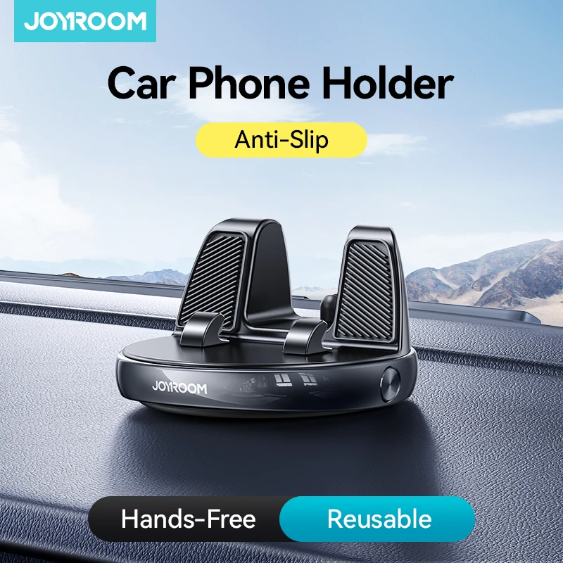 Фото Автомобильный держатель для телефона на приборной панели Joyroom, работающий одной рукой, автомобильная навигация 360° ° Поворотный держатель для iPhone Sumsang Xiaomi ZS330 №1