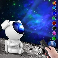 2022 new astronaut galaxy star projector night light with bluetooth 360%c2%b0adjustable projection light home decor kids gifts