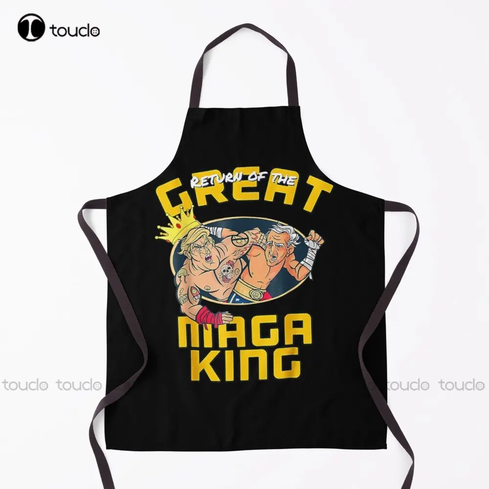 

Funny Trump Ultra Maga The Return Of The Great Maga King Apron Proud To Be Ultra Maga Aprons Custom Cooking Aprons New