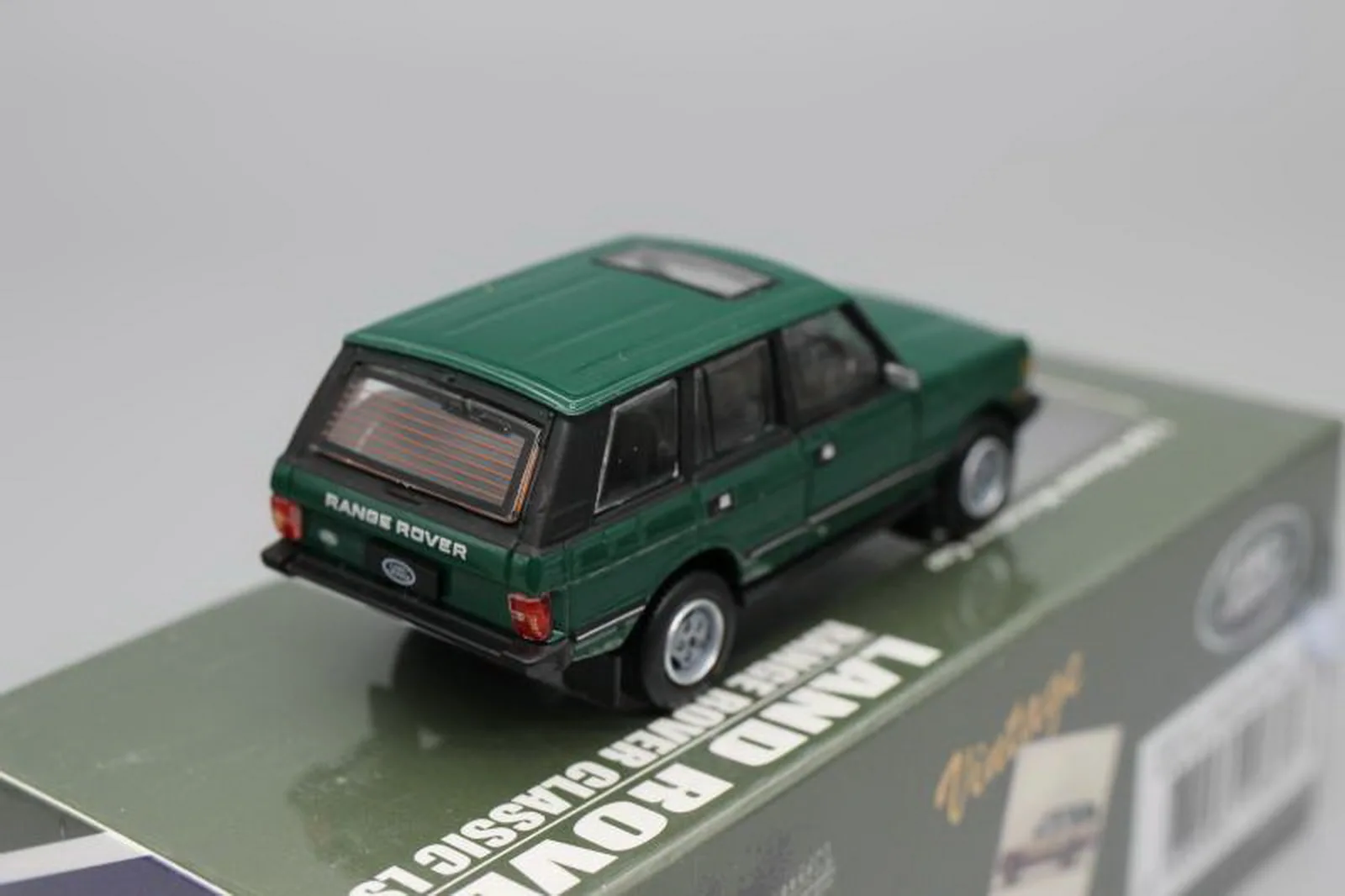 Литой зеленый автомобиль BMC 1/64 Range Rover Classic LSE 1992 Игрушечная модель
