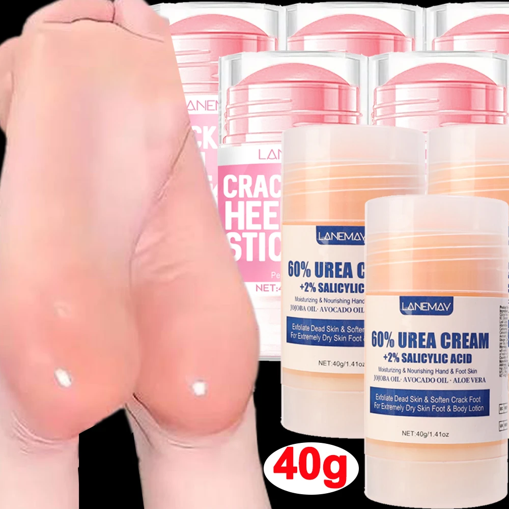 40g Urea Foot Cream Dry Cracked Feet Heel Gentle Exfoliation Softening Skin Ultra-Hydrating Hand Care Stick Protuct