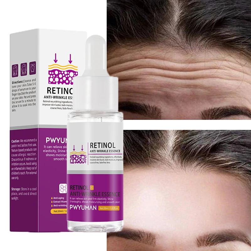

Retinol Wrinkle Removal Essence Anti-aging Whitening Moisturizing Fade Spots Smoothing Nourish Repair Face Skin Care Products