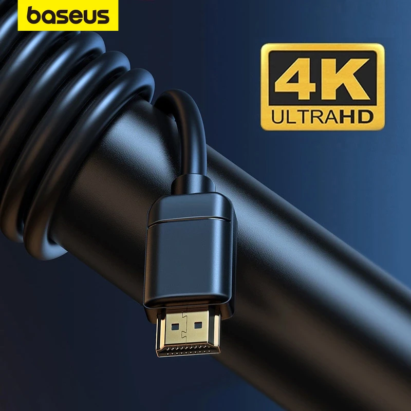 Baseus  4K to 4K HD Cable1080P 3D Gold Plated Cable HDMI-compatible for HDTV XBOX PS4 Computer Wire HDMI-compatible 2.0 Cable