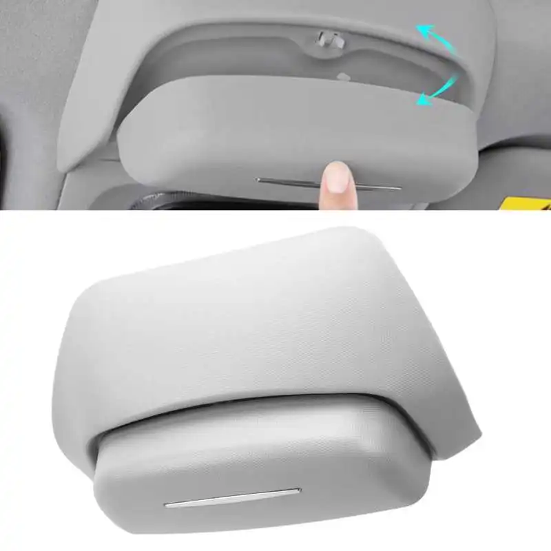 

Car Interior Glasses Case Flocking/ABS Sunglasses Storage Box Replacement for Tesla Model Y 2020‑2023