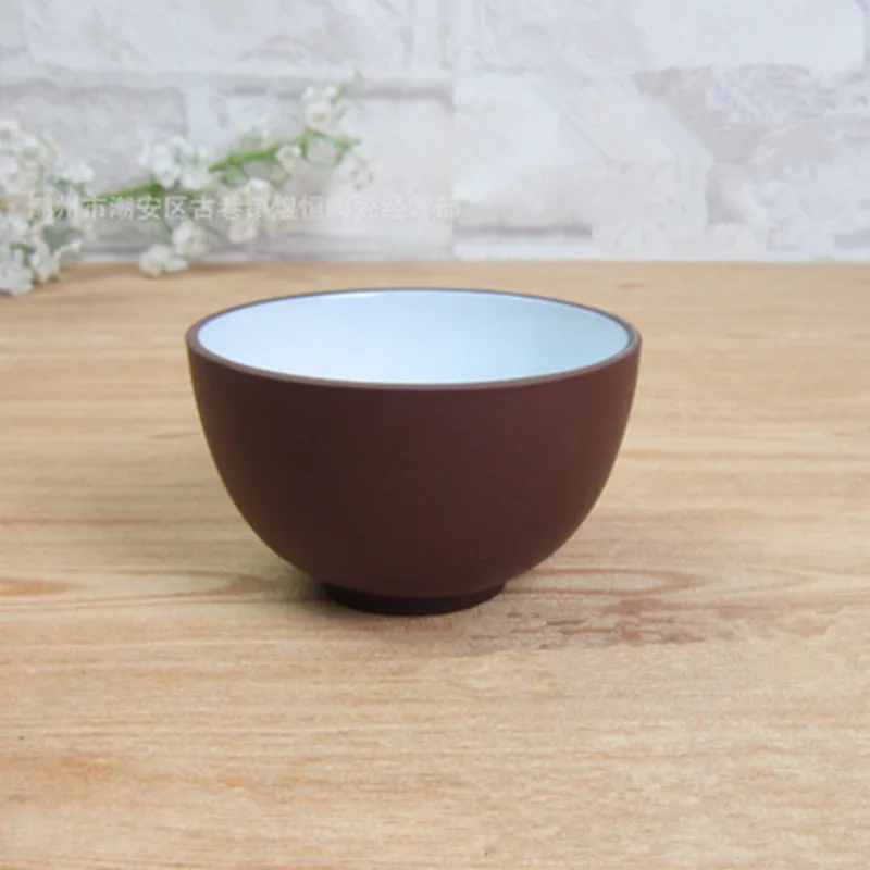 Акция! 6 шт. чайный набор из фиолетовой глины 120 мл |