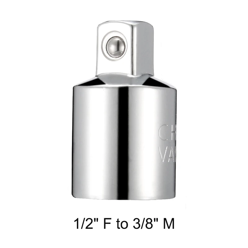 

CR-V Steel Socket Ratchet Converter Adapter Reducer 1/2" F to 3/8" M Car Bicycle Garage Repair Tools Socket Reducer Air Socket