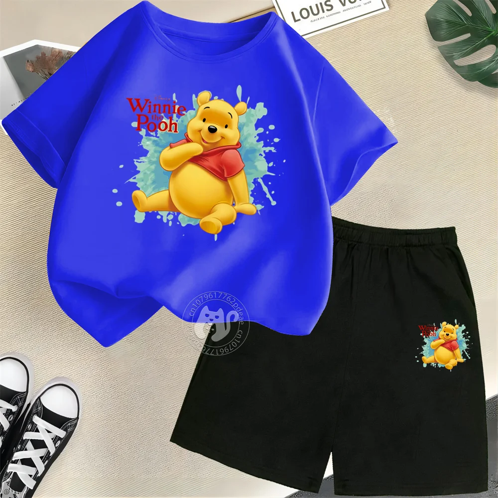 Детский комплект из футболки с коротким рукавом и шортов 100% хлопка