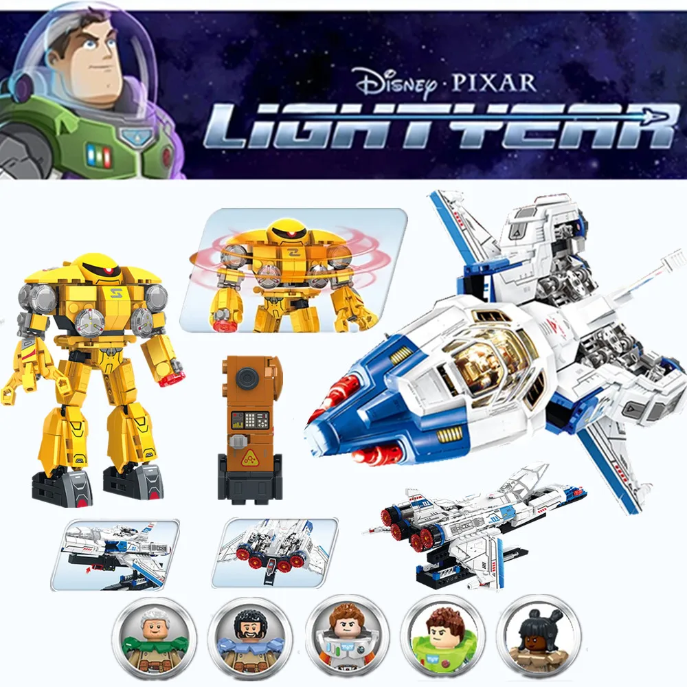

Disney Toys Story XL-15 Buzz Lightyear Stars Buzz Fighter Space Wars Simliar 76832 76830 Building Blocks Bricks Toy Boy Kid Gift