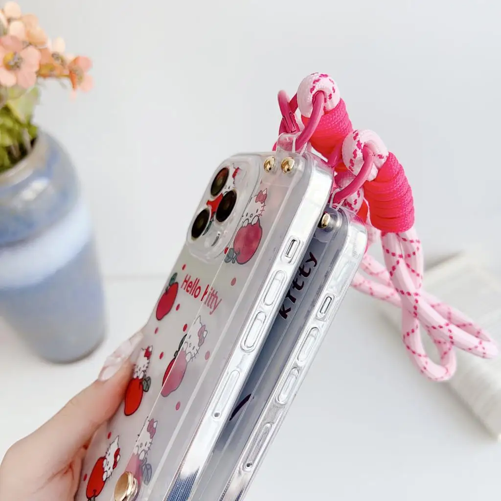 Ремешок на запястье Hello Kitty для Vivo Y75 Y33 Y55 T1 Y52T Y55s Y76 Y83 Y81 V11 X21s V20 V21 V25 Y02