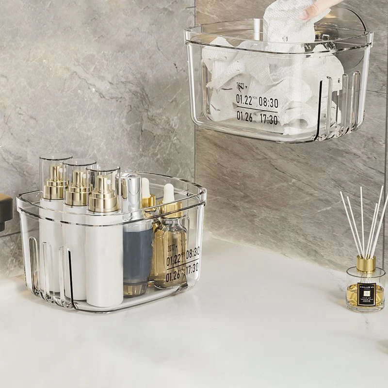 Пластиковая кухонная коробка для гаджетов многофункциональная корзина хранения