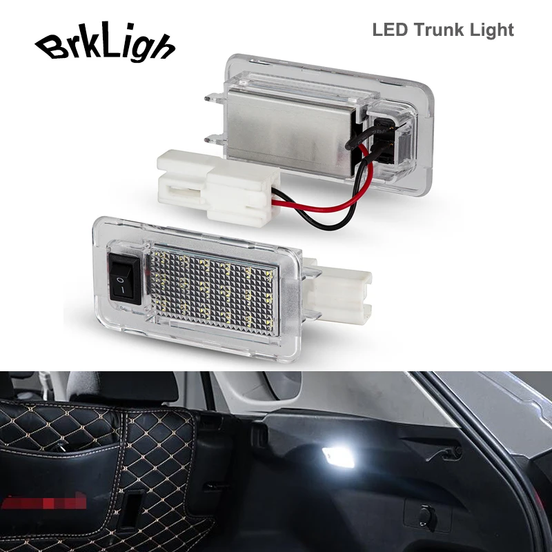 

1Pcs LED Luggage Compartment Lamps Trunk Interior Dome Lights For Toyota RAV4 RAV 4 5th 2019 2020 2021 Canbus White Car-Styling