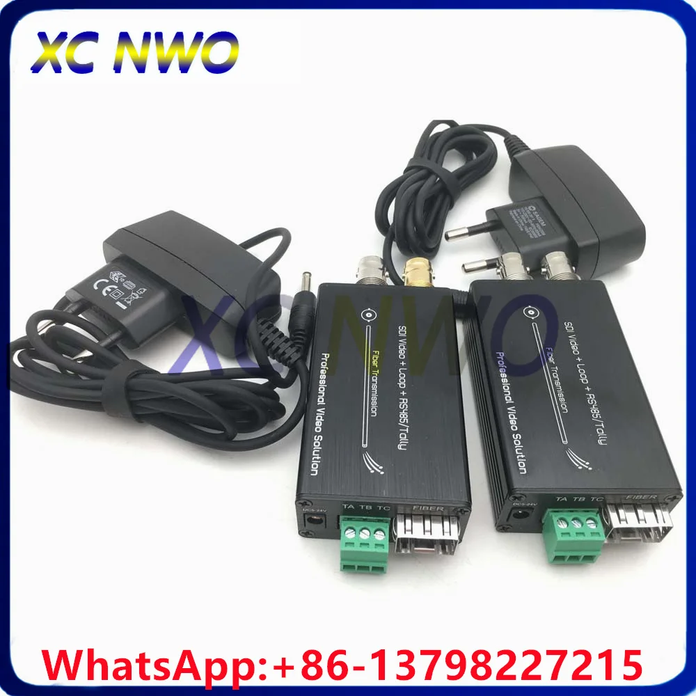 Фото 1-канальный миниатюрный оптоволоконный конвертер 3G-SDI с функциями Tally и Loopback, 1080P@60Hz, оптоволоконный трансивер 3G SDI с разъемом LC BIDI SFP. №1
