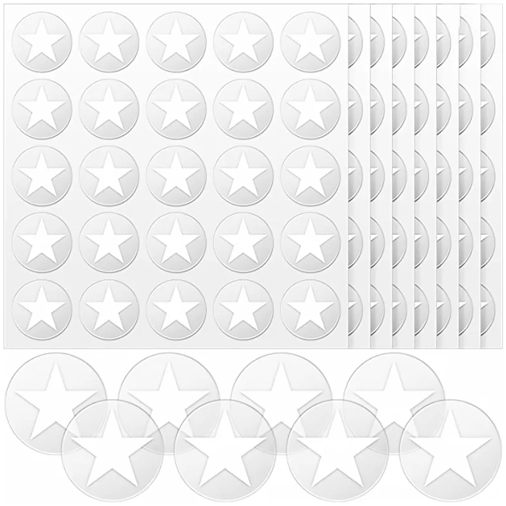 

Star Sticker Sticky Football Decals Award Stickers Baseball Sports Clear
