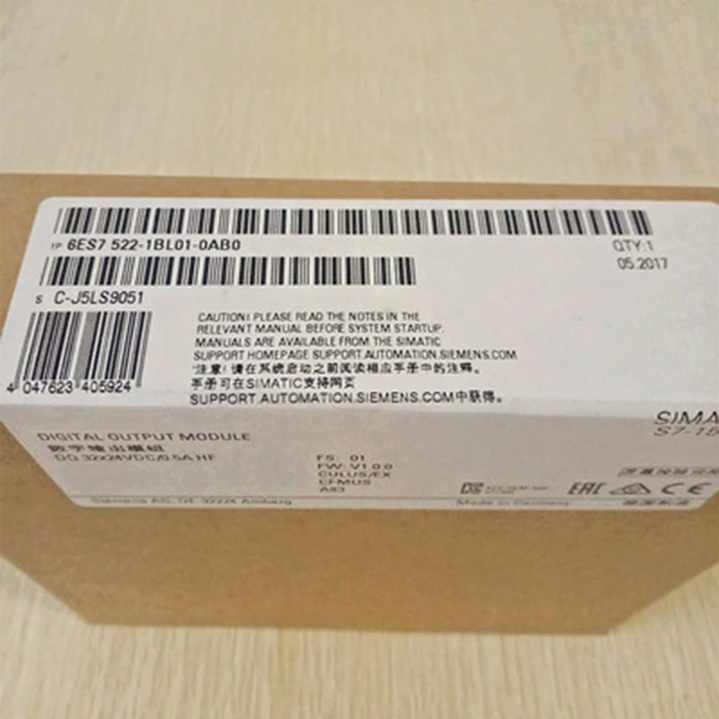 

100%NEW ORIGINAL 1 Year Warranty 6ES7522-1BL01-0AB0