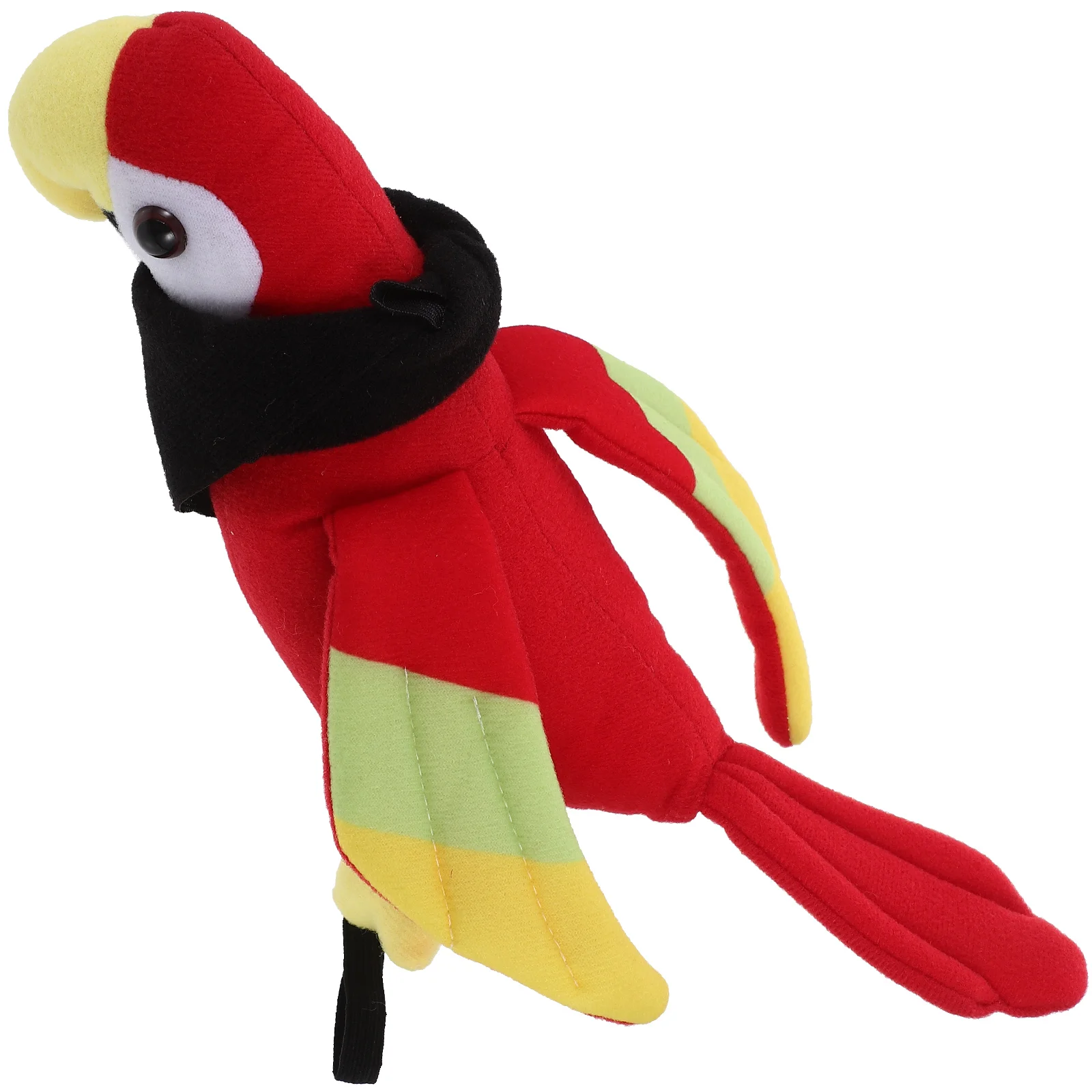 

Baby Simulated Plush Parrot Realistic Adornment Pirate Costume Supply Shoulder Model Animal Toys