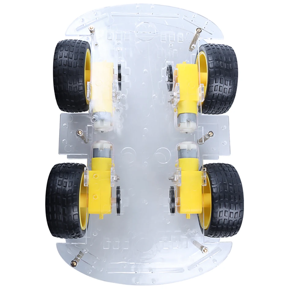 

Большой забавный проект для Arduino Robot Car Kit, шасси с 4 моторами и 4 колесами, прозрачное акриловое шасси для проекта Arduino