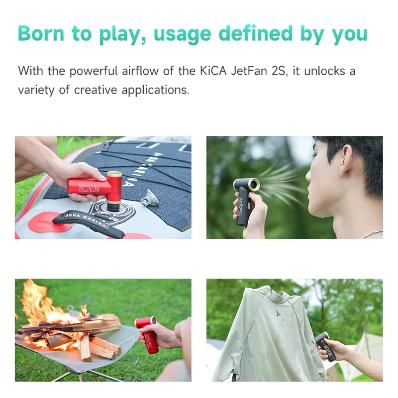 KICA Jetfan 2S Электрический воздуходувка Портативный турбовентилятор Перезаряжаемый