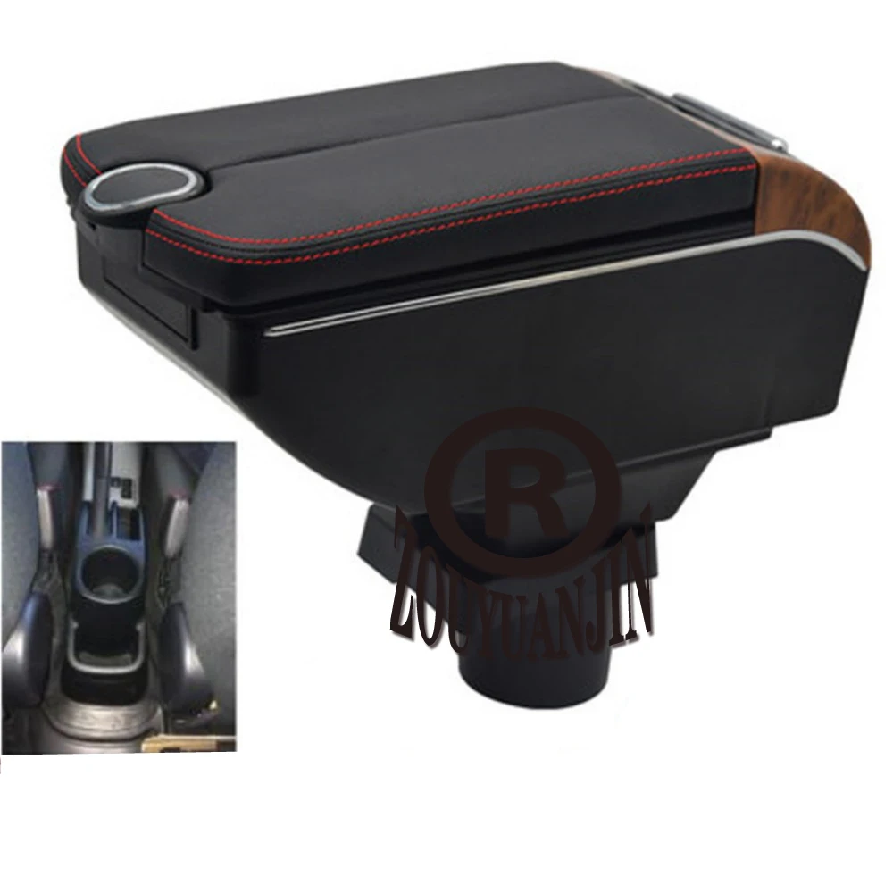 

For Toyota Prius c Armrest Box Center Console Storage Elbow Rest Arm with Phone Charging USB Cup Holder