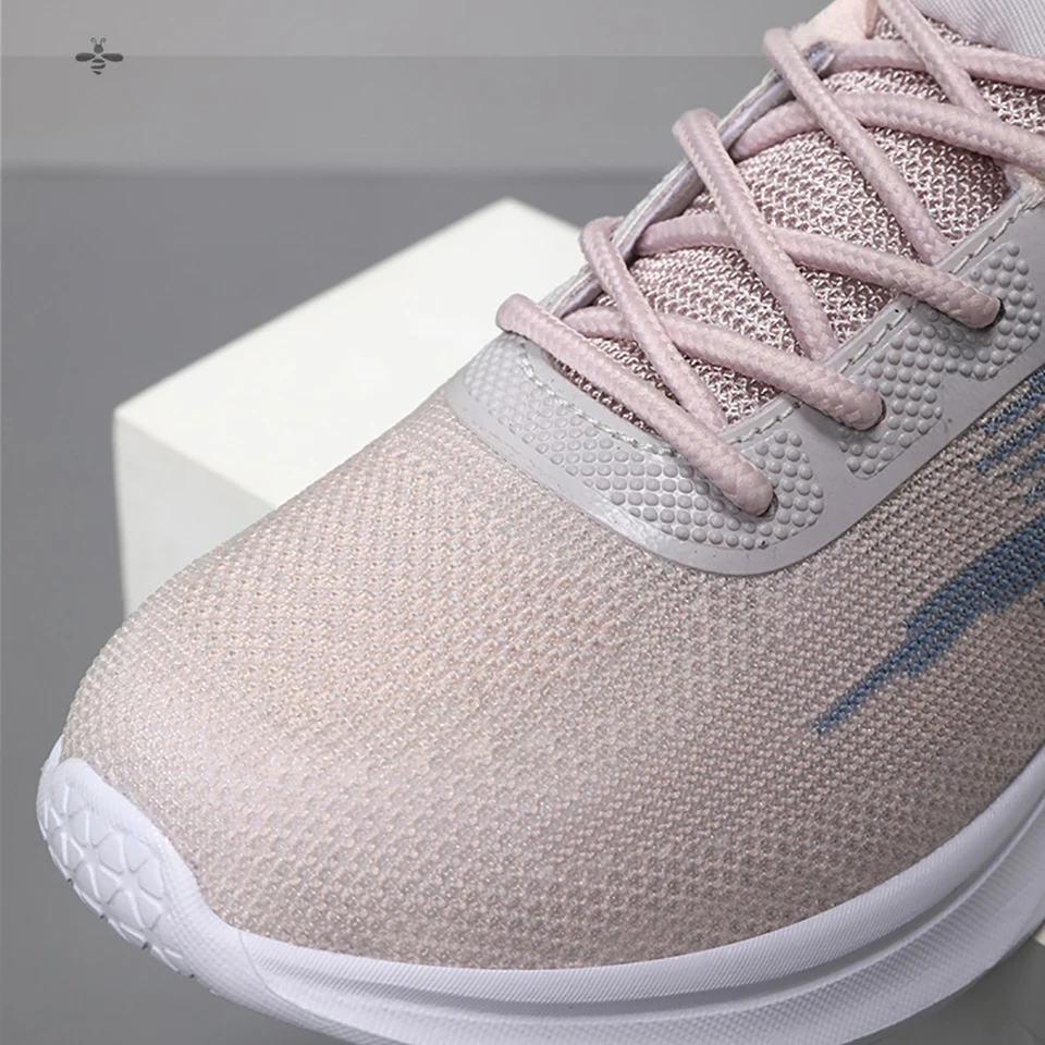 Loekeah Fashion Women's Running Sneakers Mesh Breathable Casual Sport Shoes Lace-up Lightweight  Female Jogging Walking Footwear