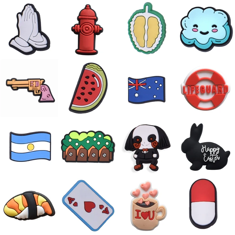 

Women Charm Shoe Charms Accessories Decorations PVC Buckle Decorations for Crocs Wholesale Bulk Gifts Pins Shoes Accessories