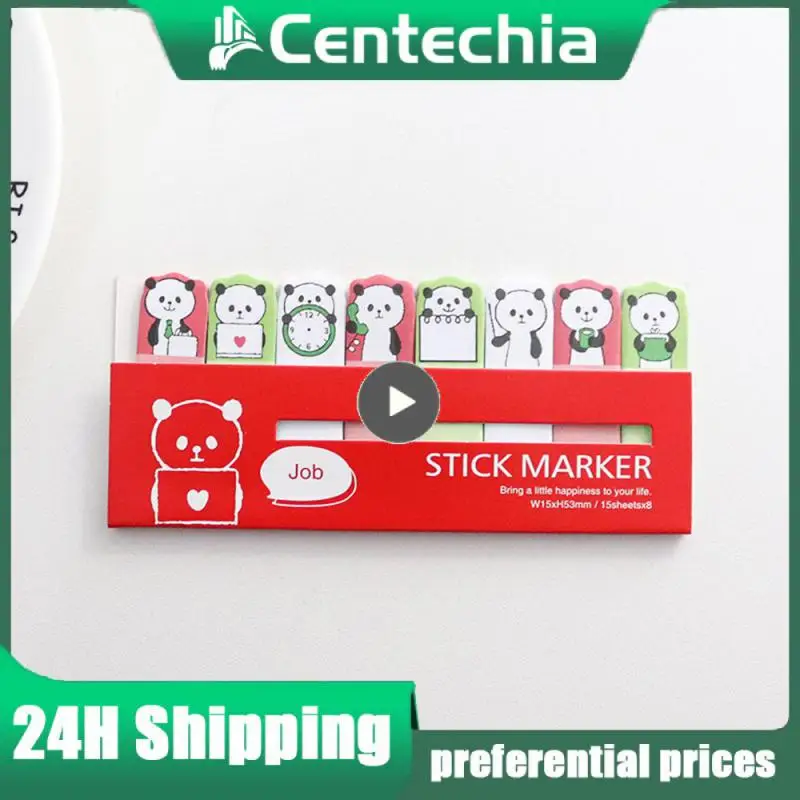 

Cute Styling Repeatable Adhesive Bookmark Waterproof And Durable Self-adhesive Paper Easy To Tear Off Binder Index Sticker Paper