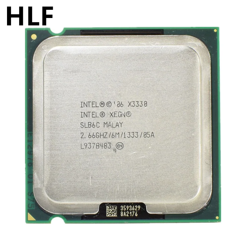 

Процессор Intel Xeon X3330 2,6 ГГц четырехъядерный четырехпоточный ЦПУ Процессор 6 Мб 95 Вт LGA 775