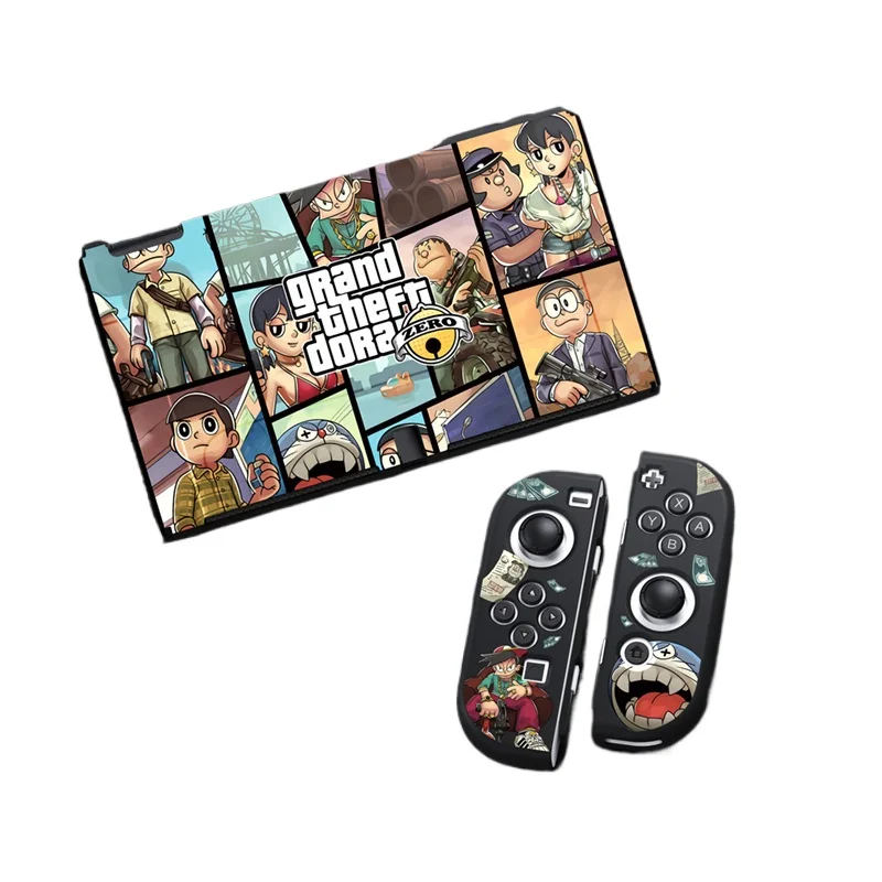 Мягкий чехол Doraemon для Nintendo Switch Oled NS, защитный чехол для игровой консоли, аксессуары для игровой консоли, мультяшный аниме-чехол с защитой от падения (art.: 3920db3883d48) - 3920db3883d48