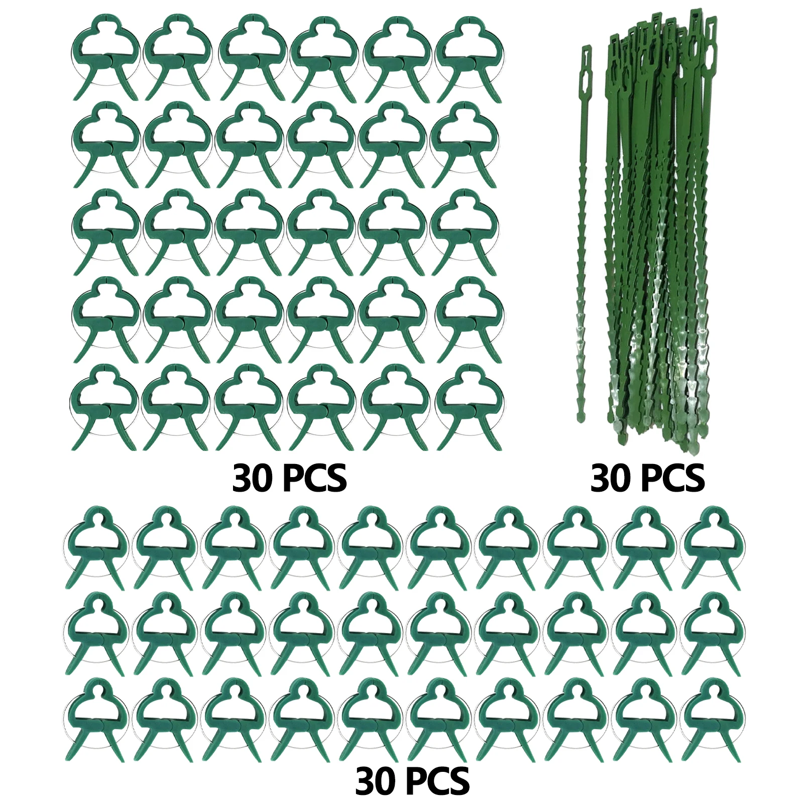 

For Vines Vegetable Garden Tools Farm Flexible Release Grow Straight Straightening Reusable Fruit Tomato Plant Clips Outdoor