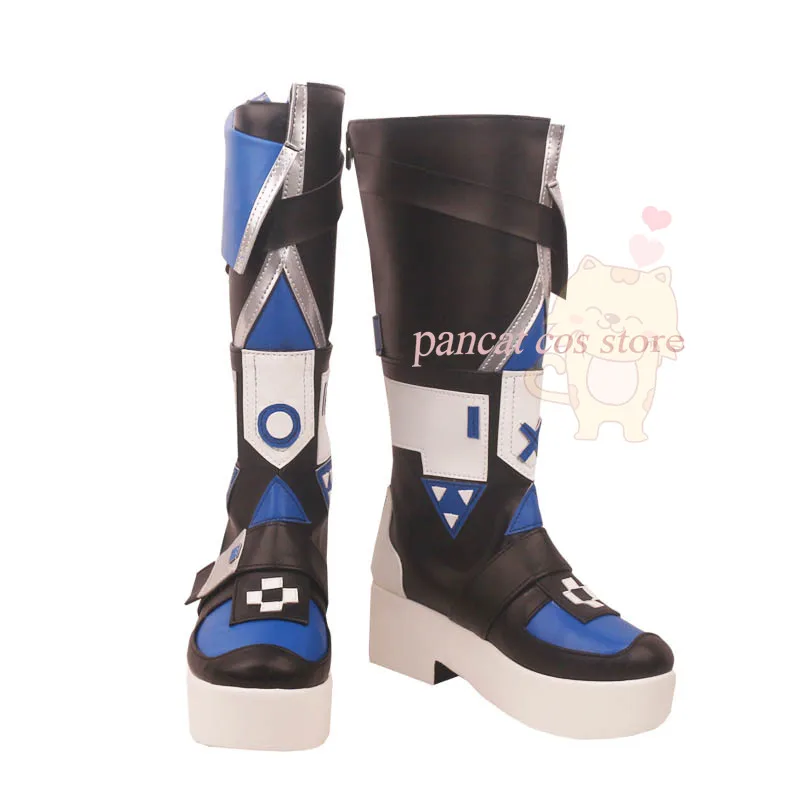 

Honkai Star Rail Silver Wolf Cosplay Shoes Comic Anime Game Cos Long Boots Cosplay Costume Prop Shoes for Con Halloween Party