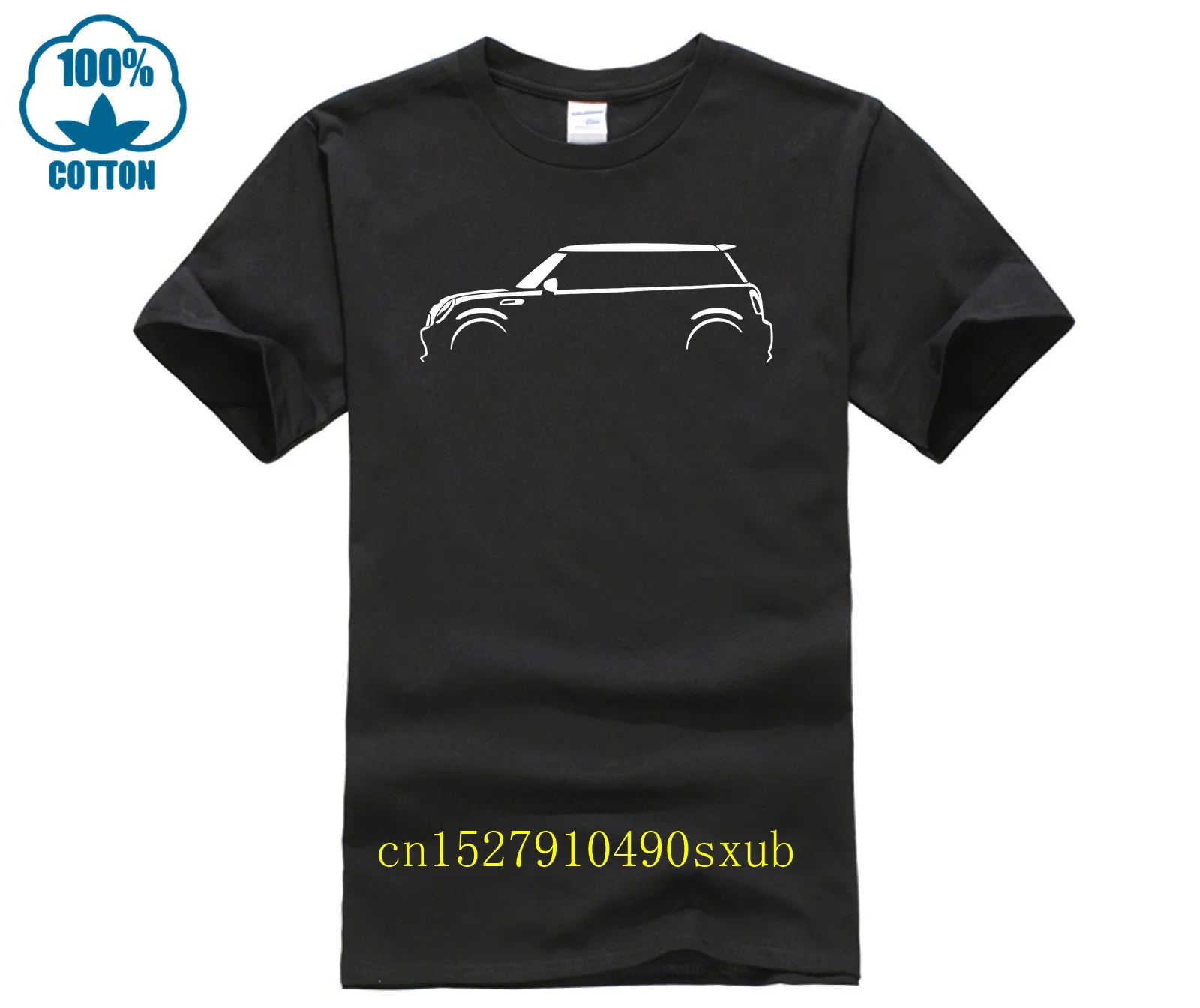 AUTOTEES футболка с изображением автомобиля для мини Купера S ONE энтузиастов