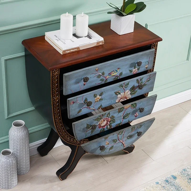 Шкаф для гостиной винтажный скандинавский маленький ящик дома витрина Esposizione