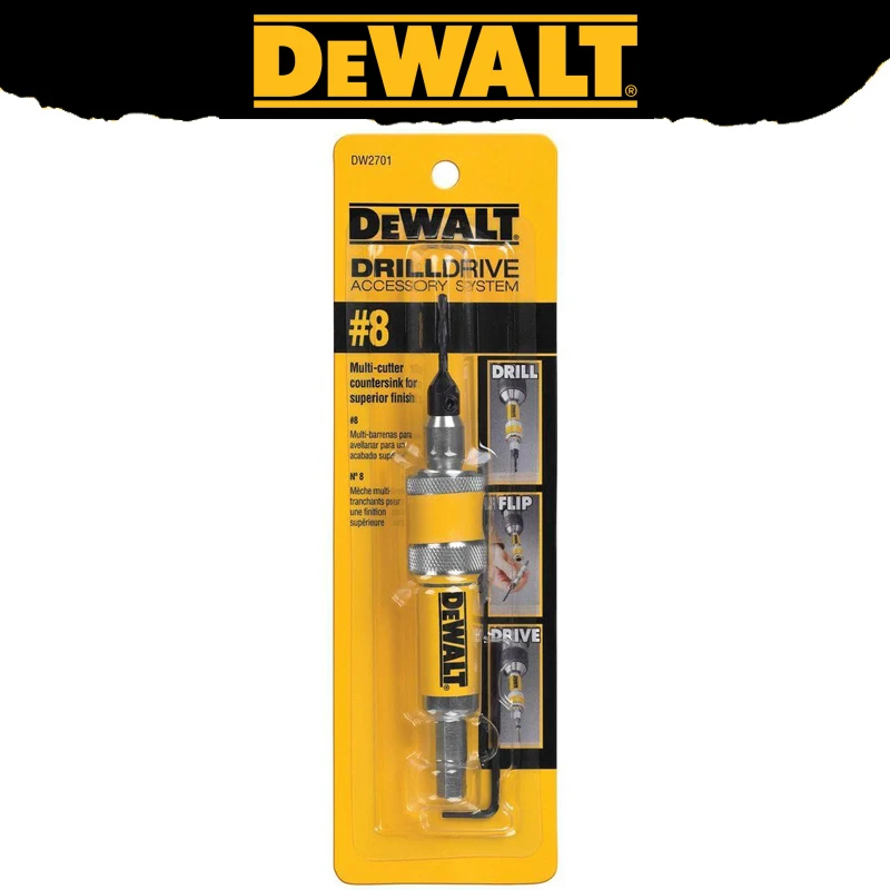 

DEWALT DW2700/DW2701/DW2702 Набор сверл с зенковкой по дереву 2-в-1 — 6/8/10 мм, шарнирный привод, для деревообработки и DIY, прочный