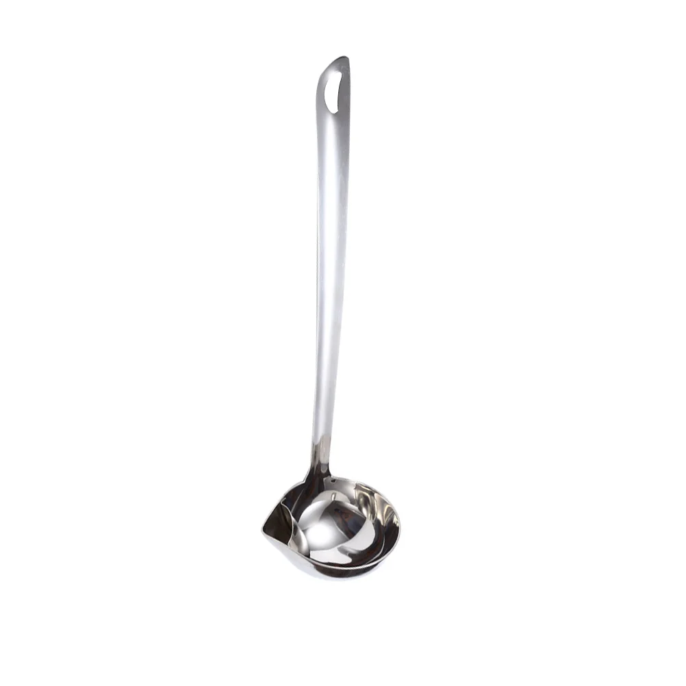 

Spoon Ladle Separator Soup Skimmer Oil Strainer Fat Grease Stainless Steel Cooking Hot Pot Scoop Colander Ladles Metal Skimmers