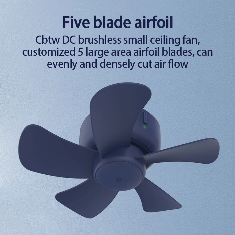 

2Colors Remote Control Timing USB Powered Ceiling Fan Air Cooler 4 Speed Fan For Bed Camping Indoor Outdoor Tent Hanging Fan