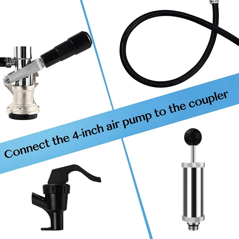 1 шт. бочонок для вечеринки система D 4 дюйма хромированное пиво насос бочонка с