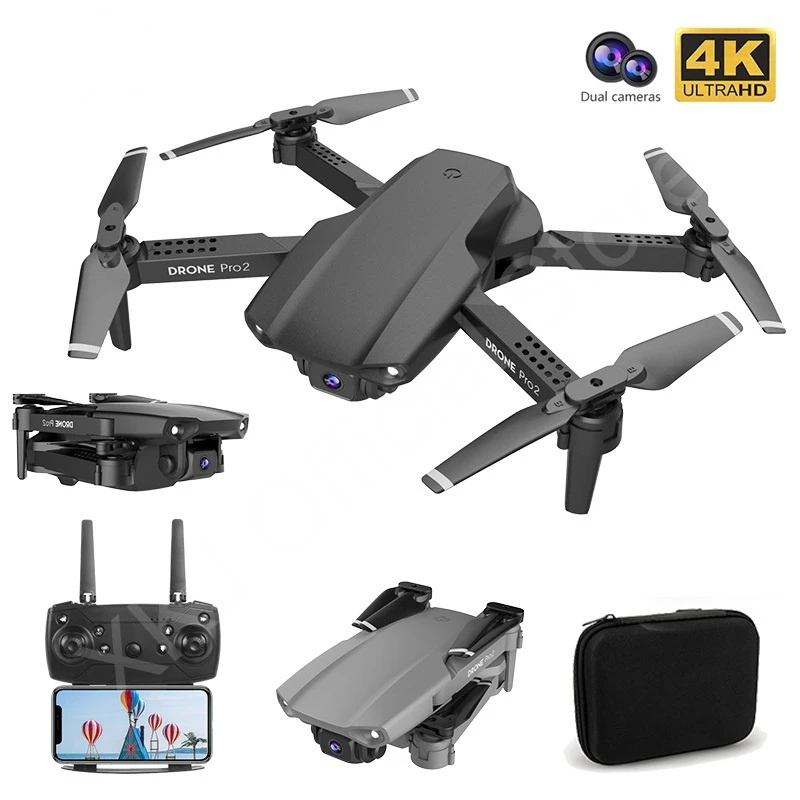 

Квадрокоптер GSF RC 4K HD с двойной камерой, профессиональный Дрон для аэрофотосъемки, складной, с удержанием высоты, подарок для детей, игрушки