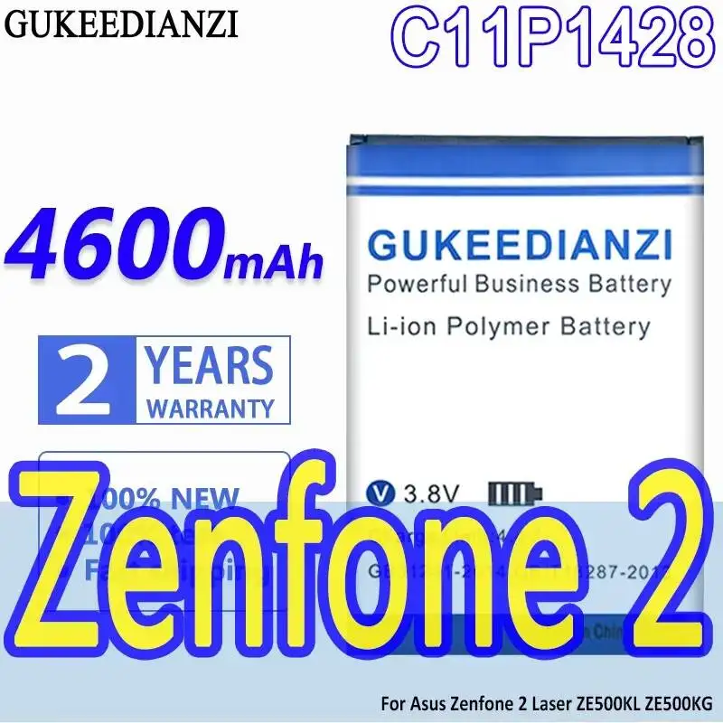 Фото Аккумулятор для мобильного телефона Asus Zenfone 2 Laser ZE500KL ZE500KG, 4600 мАч, премиум-класса, замена, C11P1428 №4