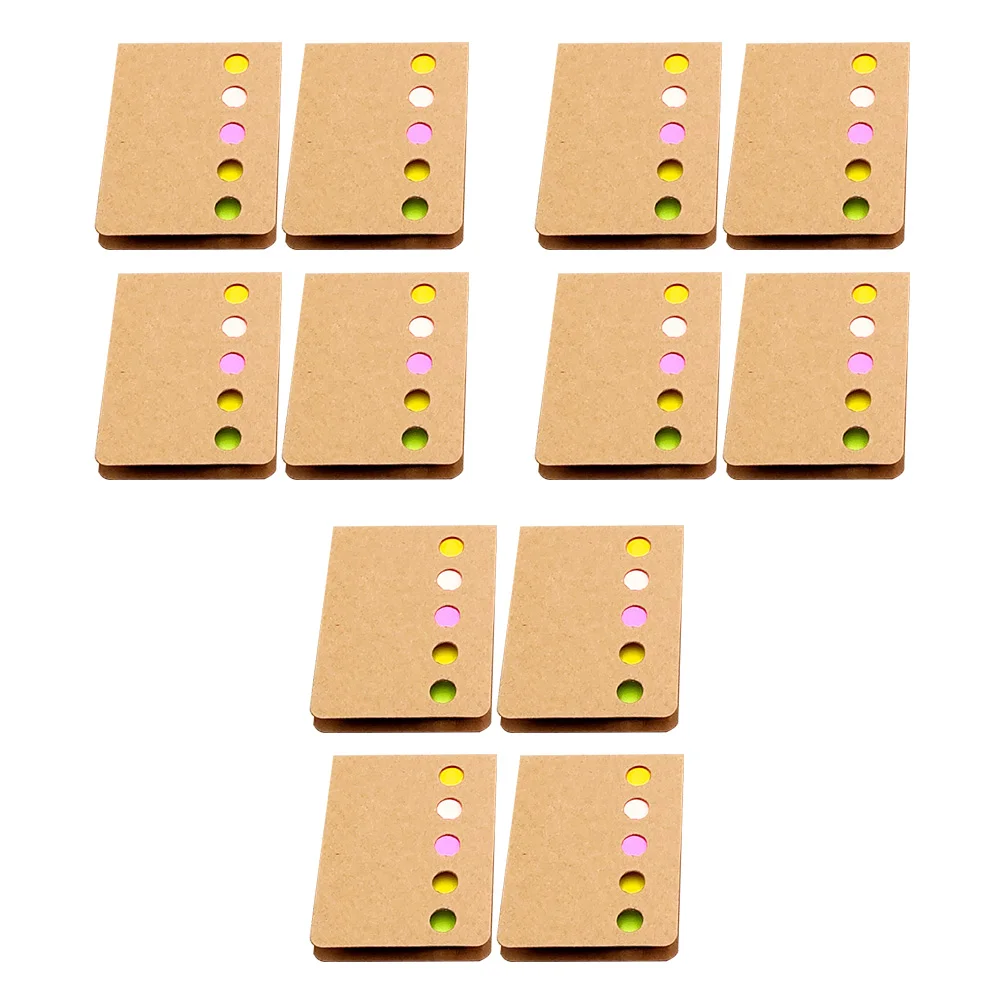 

12Pcs Sticky Page Tags Colorful Marker Stickers Page Guiding Tags Student Stationery
