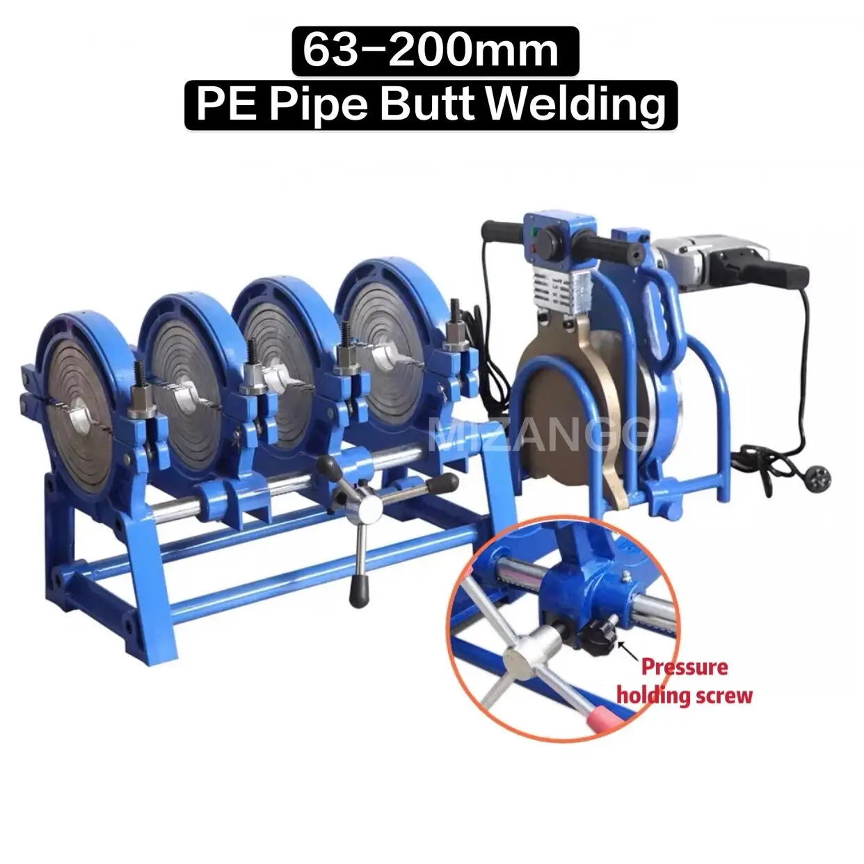 

Ручной аппарат для стыковой сварки с четырьмя кольцами, аппарат для стыковой сварки ПЭ труб, аппарат для стыковой сварки ПЭ, термоплавкий Pi