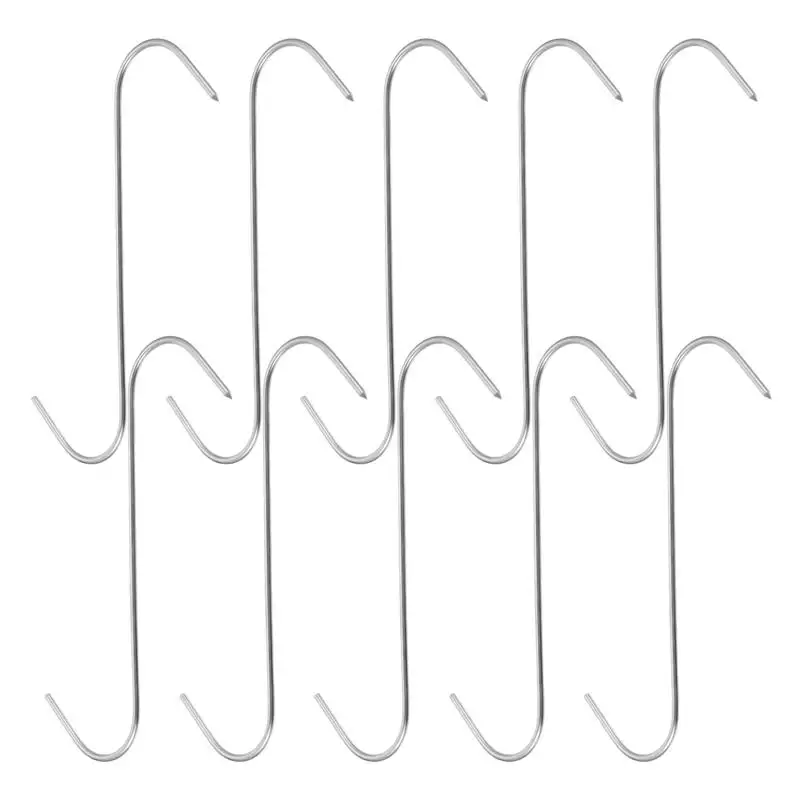 

10pcs Chinese Bacon Hanging Hooks Sausage Hooks Kitchen Meat Fish Hooks