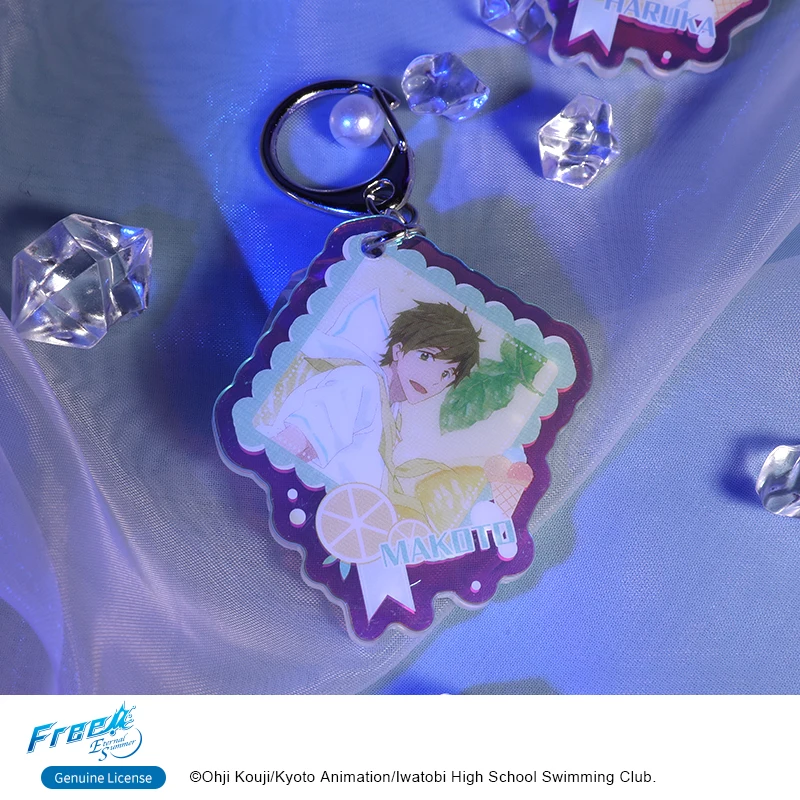 Брелок для ключей аниме Млечный Путь бесплатно! Iwatobi плавать клуб Haruka Nanase тачина