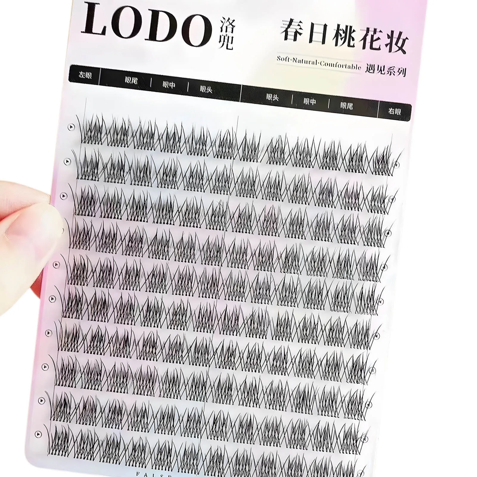 

False Eyelashes Grafted Lashes Reusable 3D Cosplay Eyelash Cluster Extensions for Beauty Eye Cosplay DIY Makeup SP99