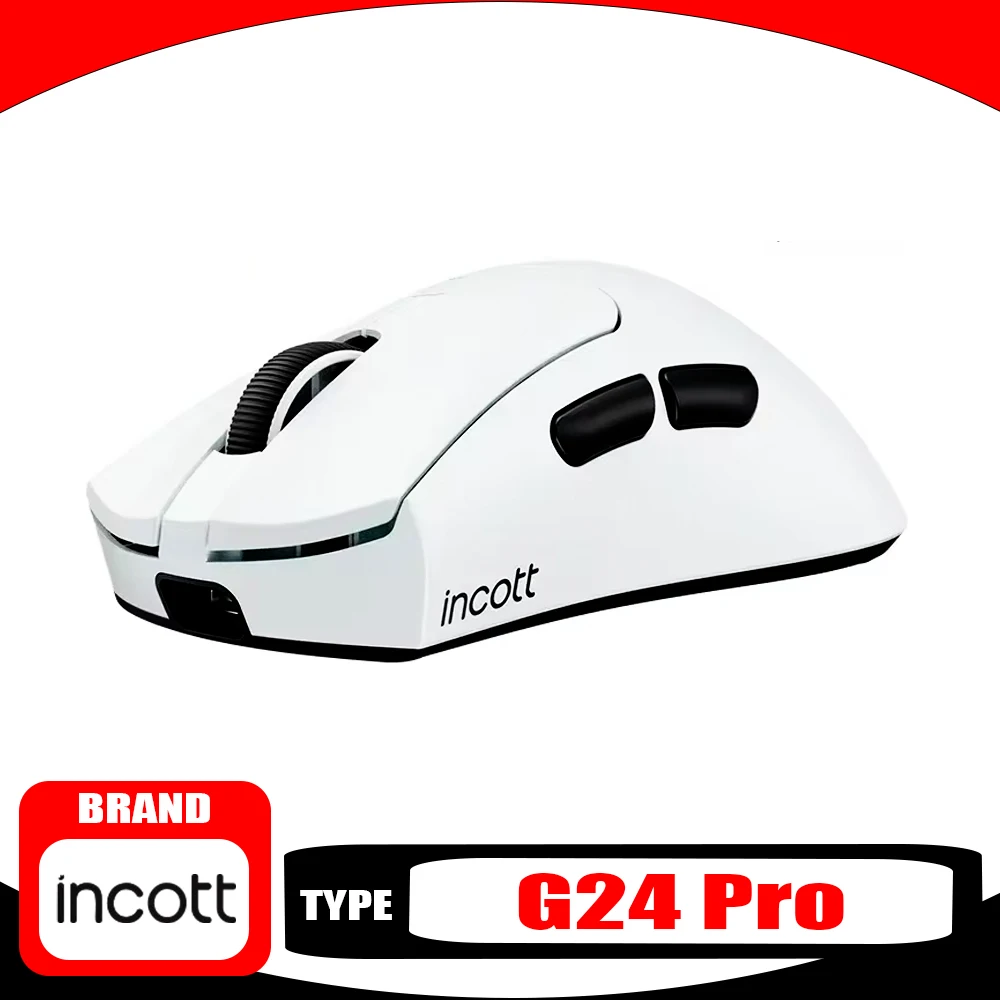 Беспроводная мышь Incott G24 Pro 8k возврат микропереключателя эргономичная игровая