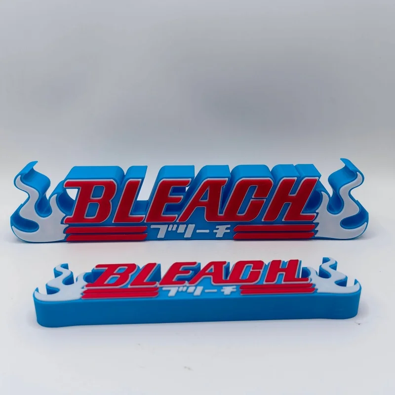 Фото 3D-табличка с логотипом Bleach, модель куклы КУРОСАКИ ИГИГО, украшение из PLA-материала, декоративная табличка для косплея КУЧИКИ РУКИИ, подарок для выставки №1