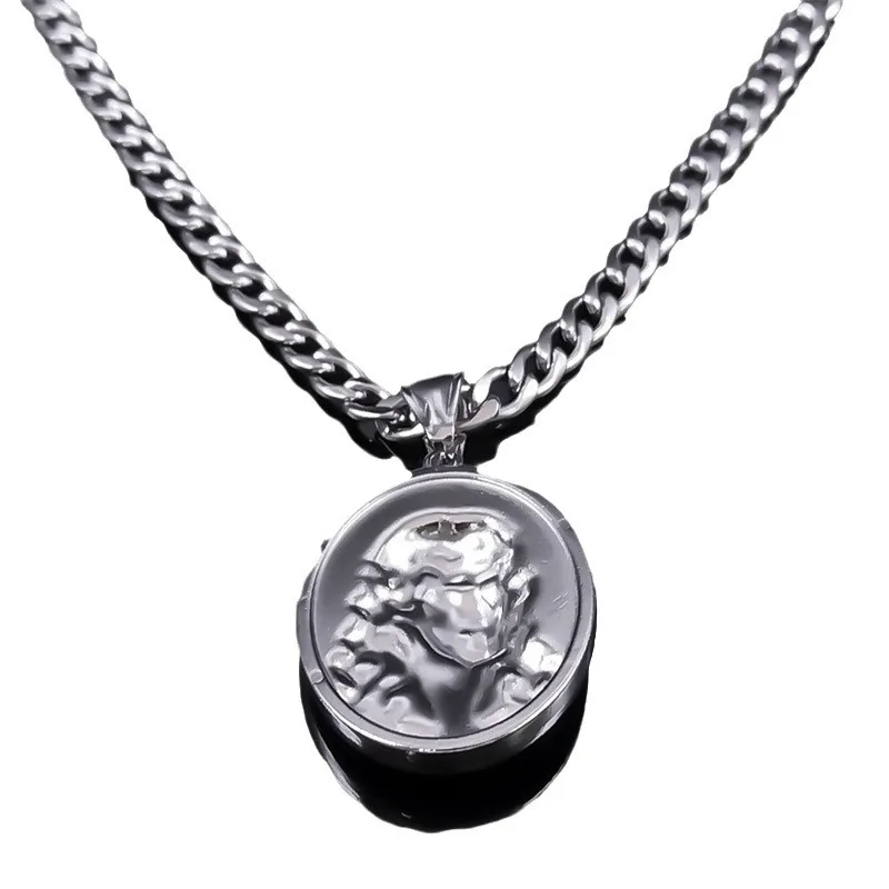 Древний греческий стиль модное креативное мужское ожерелье кулон с Иисусом