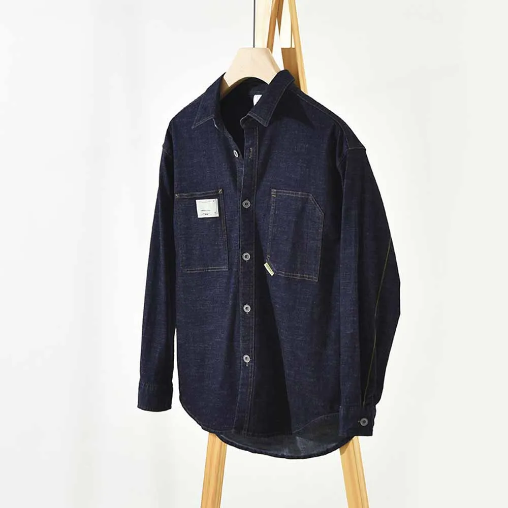 New Men Shirt Long Sleeve Denim Shirt Mens Casual Dress Male Jean Shirts High Quality Cotton